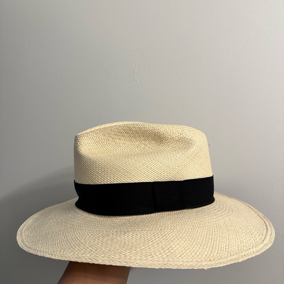 NWT J. Crew Panama Hat, 100% Toquilla Palm Sun Hat, Small/Medium - Picture 9 of 9